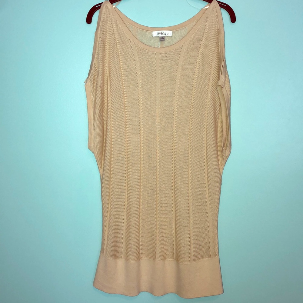 Short sleeve tan tunic